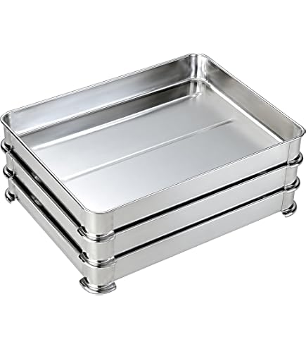 Amazon｜AG 18-8餃子バットセット 特大 身5個フタ1枚セット｜バット